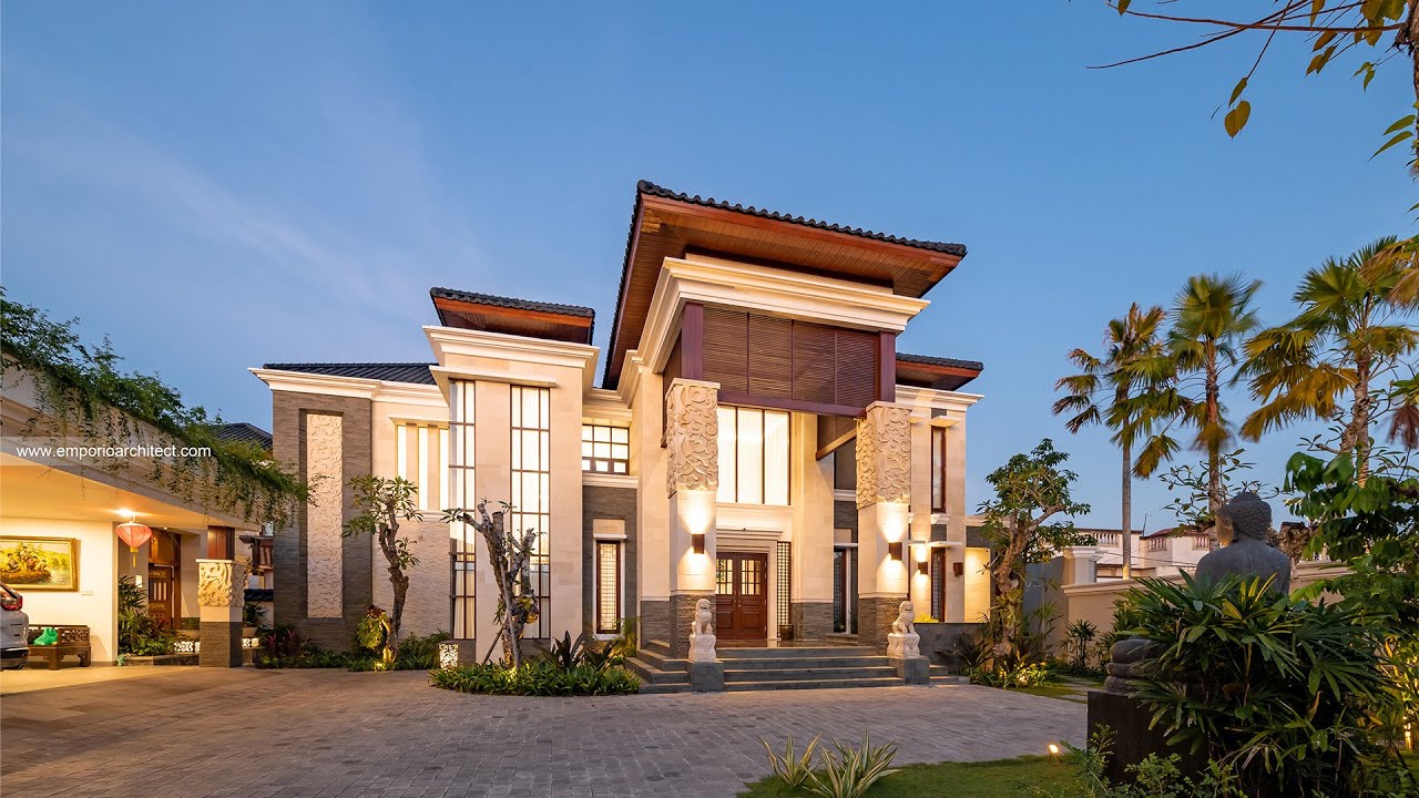 Video Hasil Konstruksi Desain Rumah Villa Bali 2 Lantai Bapak Suryadi 370