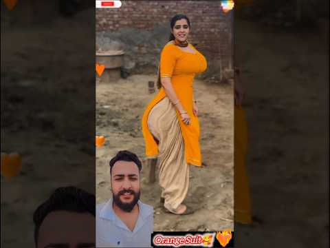 Beautyful Brand Suit ❤️🥰 (Punjabi Suit Status) #orange #salwar #suit #outfit #shorts