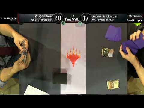 Magic the Gathering GP Richmond 2018 Round 7 Legacy TW
