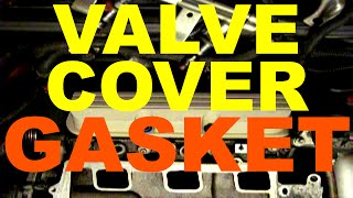 change VALVE COVER gasket replacement - GM 3800 series II  - 3.8 L engine cars