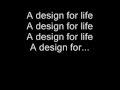 Manic Street Preachers - A Design For Life - LYRICS