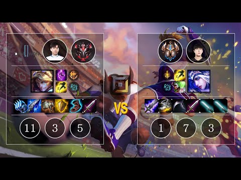 DWG Nuclear Ezreal vs Ruler Ashe Bot - KR GrandMaster Patch 10.11