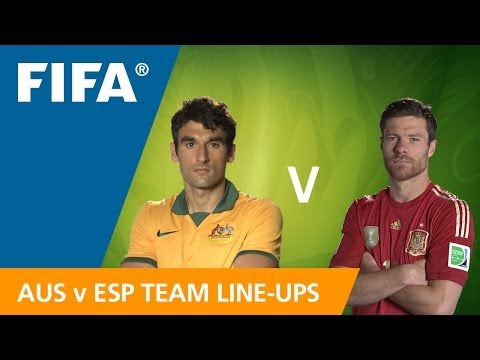 Australia v. Spain - Teams announcement