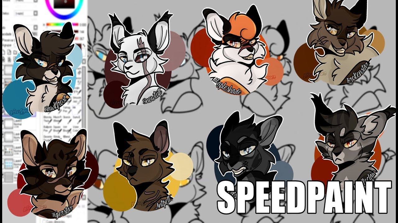 Darkforest Warrior Cats - SPEEDPAINT (Redo)