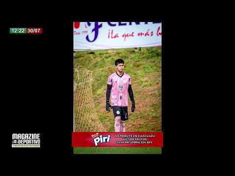 GUSTAVO BRITEZ ARQUERO DE LA SELECCIÓN SUB 16 DE CZÚ EN DIÁLOGO CON MAGAZINE DEPORTIVO RADIO Y TV 