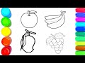 Fruit Drawing For Nursery Kids My Kids School