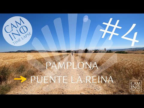 4 Pamplona to Puente la Reina (+Eunate) | full etape | Camino Santiago