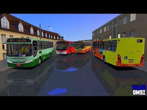 🔵[OMSI 2] Caio Apache Vip II MB OF-1730 Padrão BHtrans / Mapa T.I Xamba