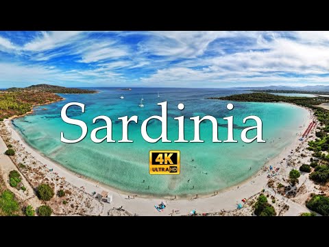 Sardinia 4K - amazing coastline from a drone