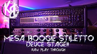 Video thumbnail for Mesa Boogie Stiletto Deuce Stage II - Raw Metal Play Through by Kyle Bull