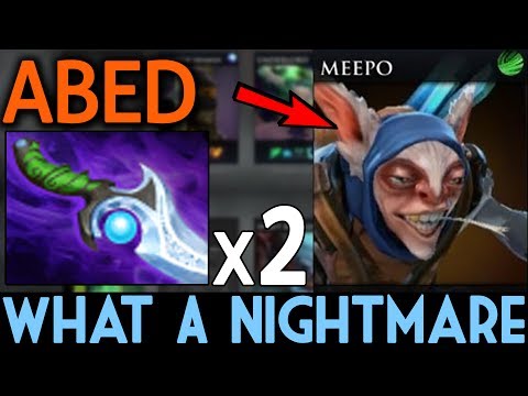 ABED Dota 2 [Meepo] 10k God - What a Nightmare