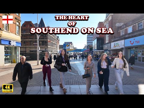 Southend-on-Sea City Centre in UK 🇬🇧 Walking Tour