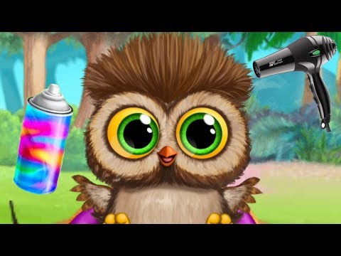 Fun New Born Baby Animal Care - Baby Animal Hair Salon 3 - Kids Learn Colors Game Makeover