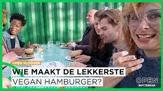Rotterdamse koks strijden om beste plantaardige hamburger: ‘Heel spannend’
