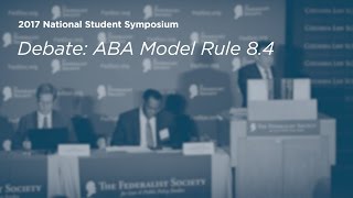 Click to play: Debate: ABA Model Rule 8.4