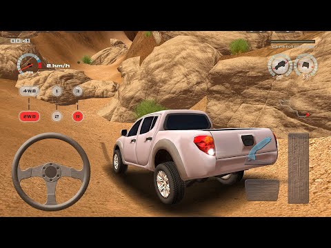 New 4x4 Pick-up Truck Driving - Crazy Offroad Simulator 3D - Car Game Android Gameplay