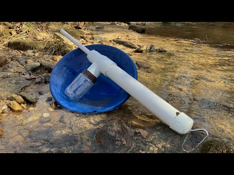 Gold Prospecting with a DIY Hand Dredge | Looking for South Carolina Gold