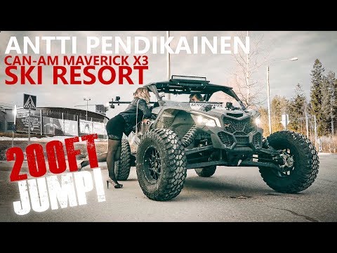 CAN-AM MAVERICK X3 - SKI RESORT (200FT JUMP) - ANTTI PENDIKAINEN