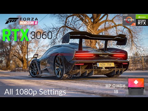 HP Omen 15 2021 | Forza Horizon 4 | RTX 3060 + 5800H | All 1080p Settings Tested