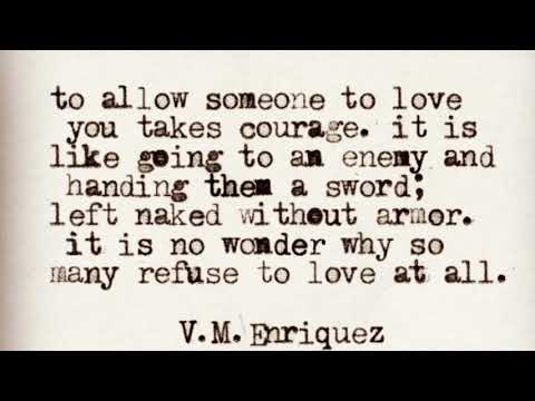 To love takes courage