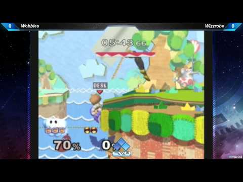 EVO 2013 SSBM Pools B59 - Wobbles (Ice Climbers) vs Wizzrobe (Captain Falcon)