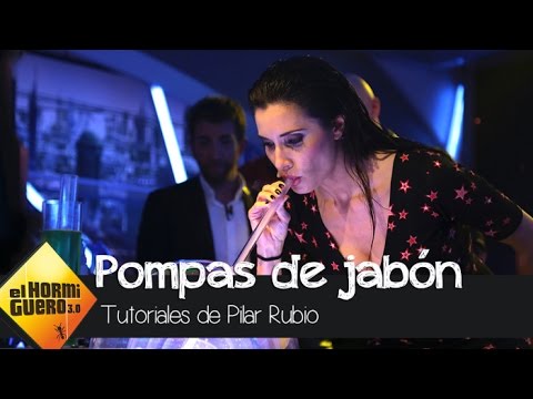 La bonita magia de Pilar Rubio creando pompas de jabón - El Hormiguero 3.0