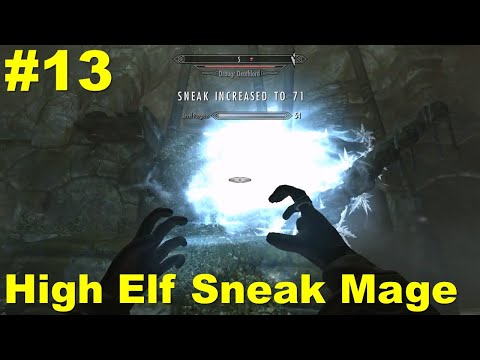 Skyrim High Elf Sneak Mage on Legendary Difficulty - 13
