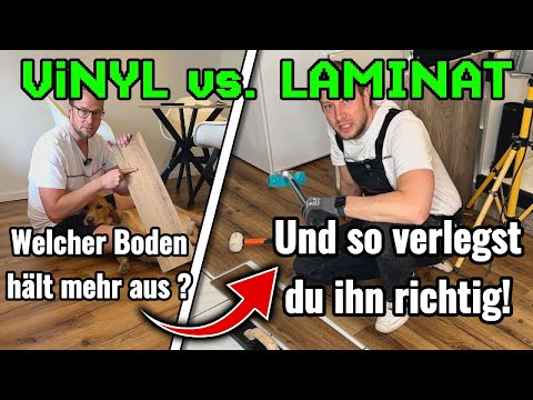 Rigid vinyl vs. laminate: Which floor is more durable? – And how to install it correctly, step-by...