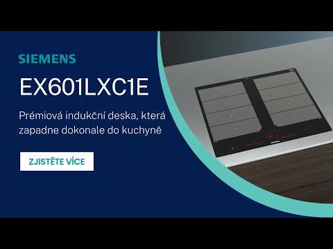 Siemens iQ700 EX601LXC1E – elegantní indukční deska do roviny pracovní desky