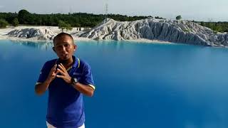 preview picture of video 'Ahlan wa Sahlan fii Kolong Biru (Danau Kaolin)  Bangka Tengah'