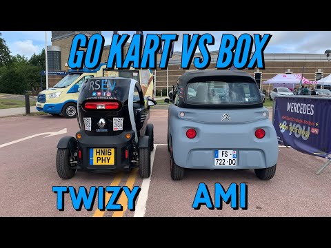 Citroen AMI v Renault Twizy walkaround prod and poke