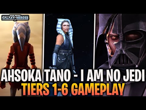 Ahsoka Tano I Am No Jedi Galactic Legend Event | Tiers 1-6 COMPLETED + GUIDE | Galaxy of Heroes