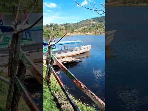 un lago natural en Silvia cauca para compartir en familia
