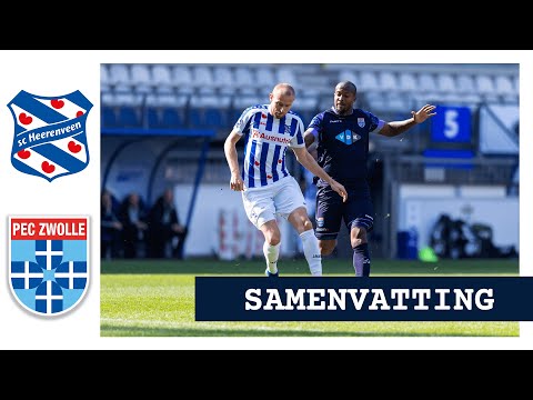 Samenvatting sc Heerenveen - PEC Zwolle | Oefenwedstrijd