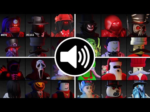 ALL 59 KILLER SOUNDS (CLEAN) // 🔪Survive The Killer