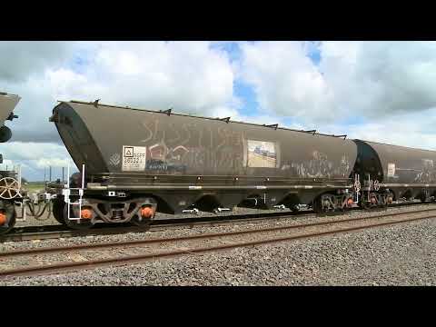 7731V Grain Train Arrives At Gheringhap (16/10/2019) - PoathTV Australian Railways
