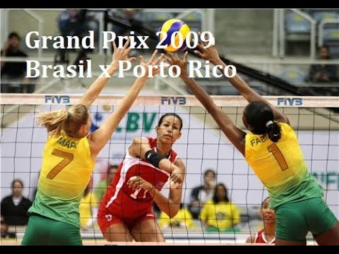 Grand Prix 2009 - Brasil x Porto Rico - Vôlei Feminino