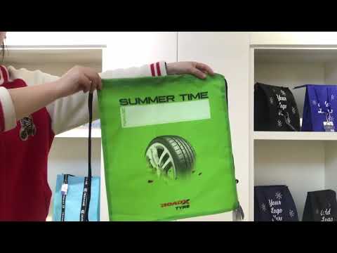 #drawstringbag Sacos de mochila com cordão Cinch Sack Barato à prova d'água Saco com cordão de poliéster 210D