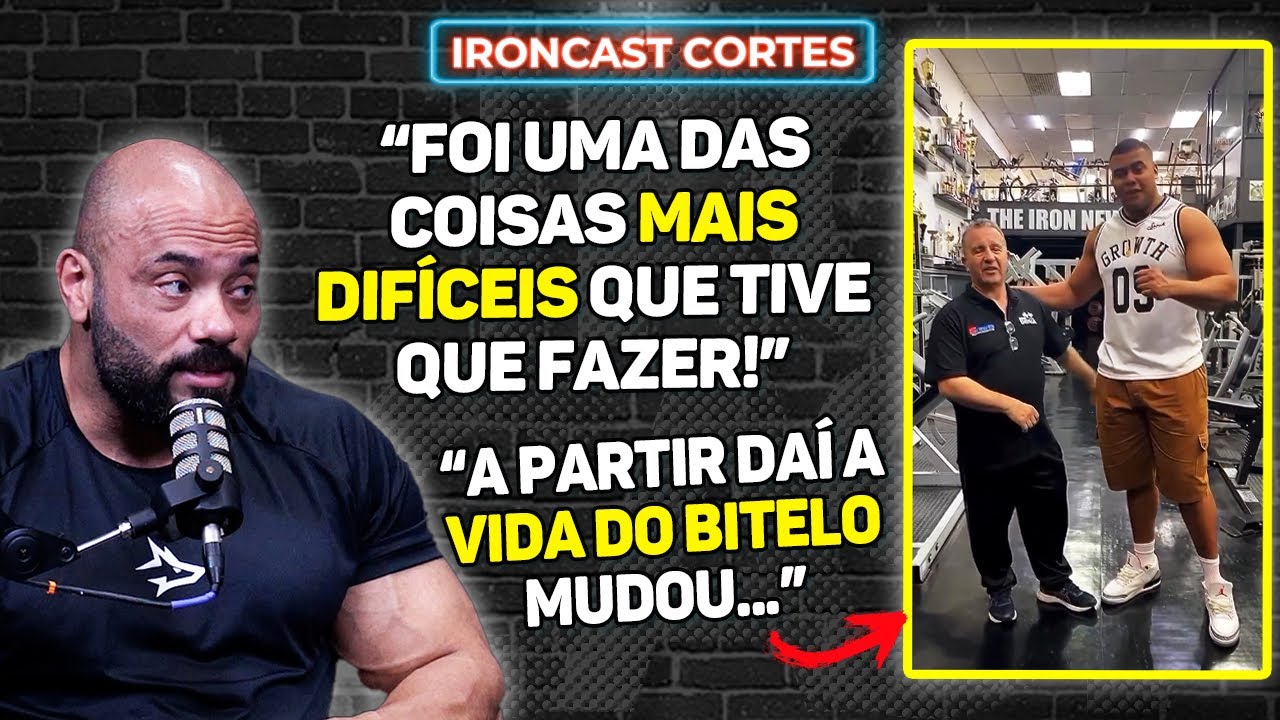 BALESTRIN LEMBRA DO DIA QUE FALOU PRO BITELO QUE ELE NÃO SERVIA PARA O BODYBUILDING –IRONCAST CORTES