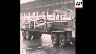 CAN 102 WRECKAGE OT SABRELINER SHOT DOWN BY MIG RETURNED TO WEST BERLIN