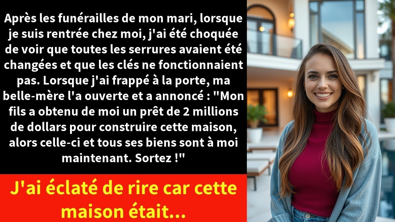 Après les funérailles de mon mari, lorsque je suis rentrée chez moi, j'ai été choquée de voir que