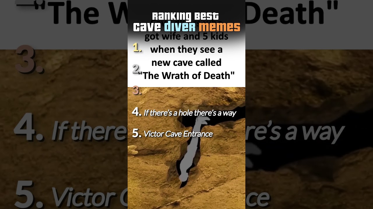 Ranking Best Cave Diver Memes #ranking #cave #funny