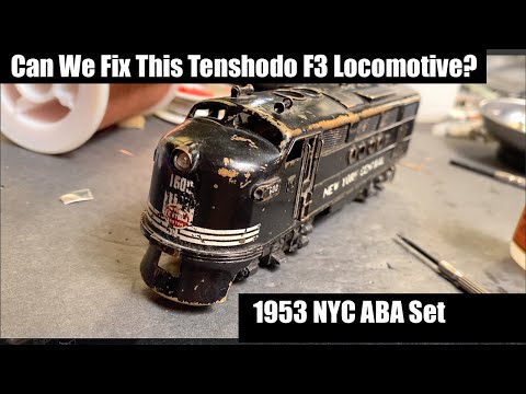 Can We Fix This 1953 NYC Tenshodo FT Locomotive?