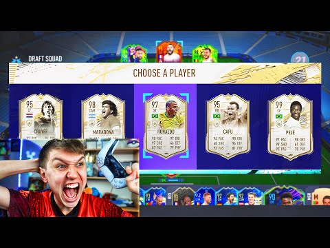 196 RATED FULL PRIME ICON FUT DRAFT!! - FIFA 21