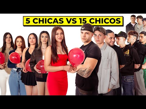5 CHICAS VS 15 CHICOS: ESCOGE TU CHICO IDEAL | GLOBO CALIENTE
