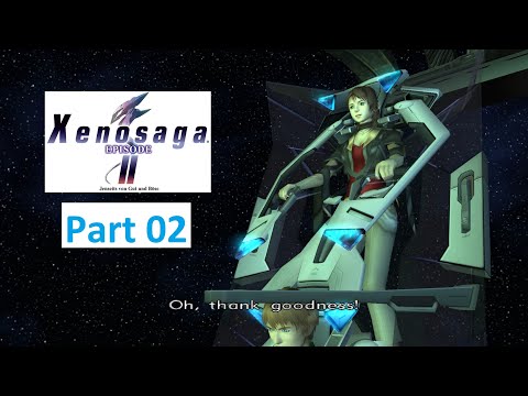Let's Play Xenosaga Episode II: Part 02. Upscaled w PCSX2. Unspoken Dialogue Narrated by Me.