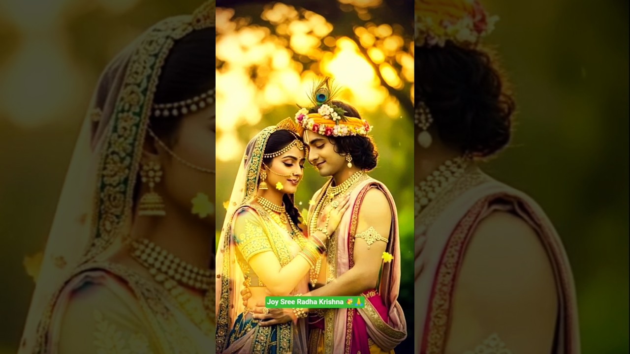 Joy Sree Radha Krishna 💐🙏💫🥀 #love #lifeisbutadream #song #radheshyam #trending #viral #shorts#yt 🥰❤️