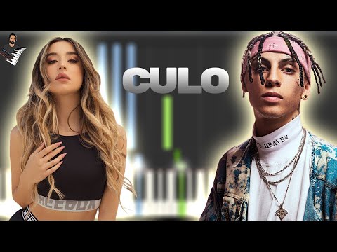 Lola Indigo, KHEA - CULO | Instrumental Piano Tutorial / Partitura / Karaoke / MIDI