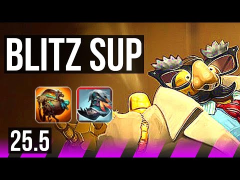 BLITZCRANK & Jinx vs LEONA & Lucian (SUP) | 3/2/21 | KR Diamond | 25.5