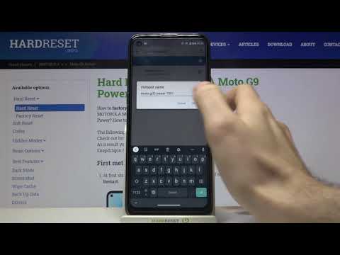 How to Enable Hotspot on MOTOROLA Moto G9 Power – Turn On Portable Hotspot